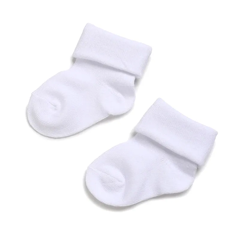 4 Pairs of Cute Lace Cotton Baby Socks 0-1 Years Old Boys and Girls