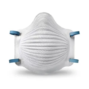 4200 Moldex Airwave Disposable Respirator, N95, M/L, Dual Non-Adjustable, Particulate, White, Latex