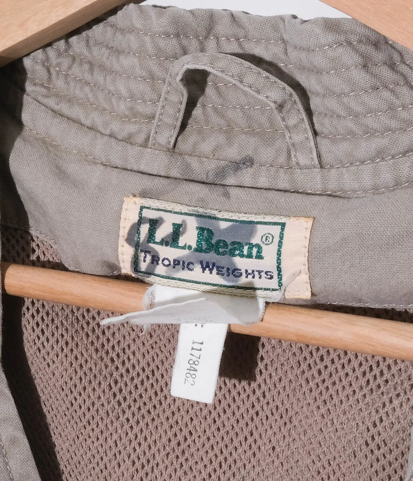 80's L.L.Bean Tropic Weights Fishing Vest (Beige)