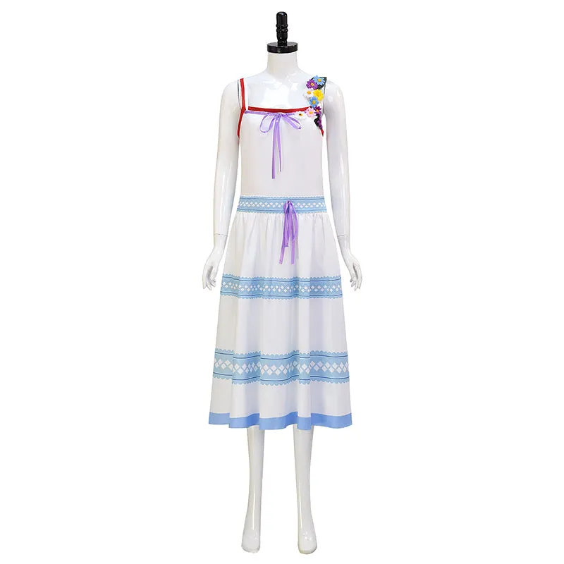 Aerith Gainsborough Blue Dress Crisis Core Final Fantasy VII Renuion Aerith Cosplay Costume