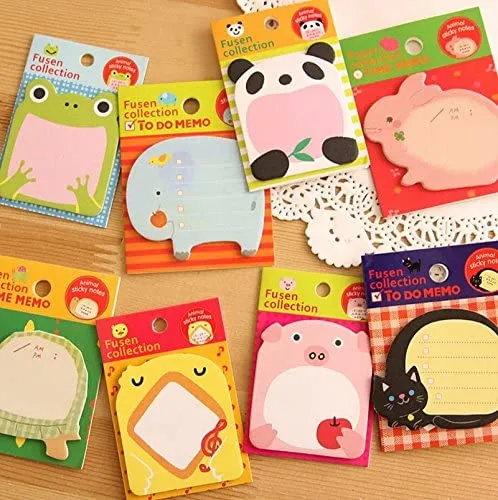 Animal Shape Sticky Notes (Pack of 5) - H02815