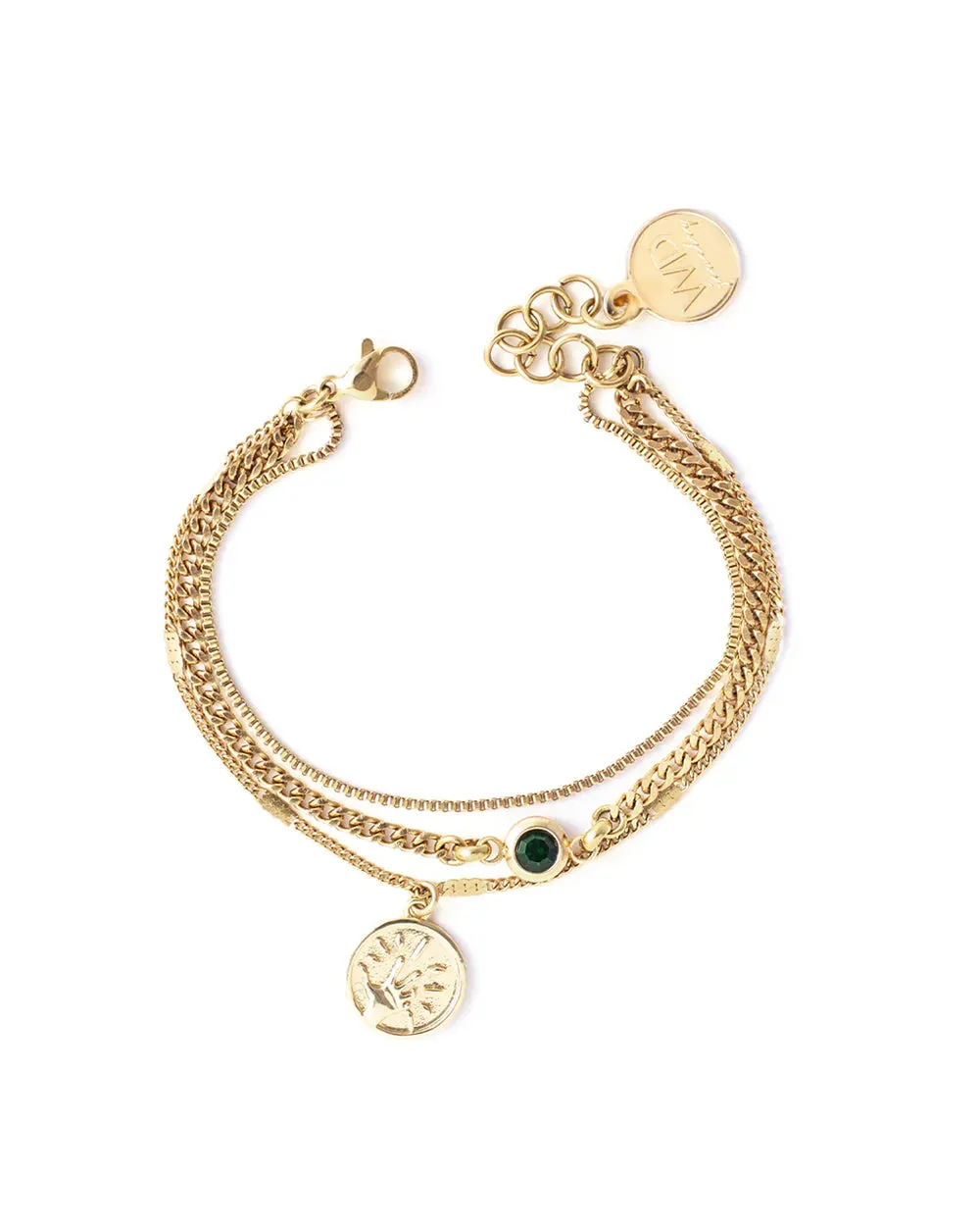 Beryl Bracelet in Gold
