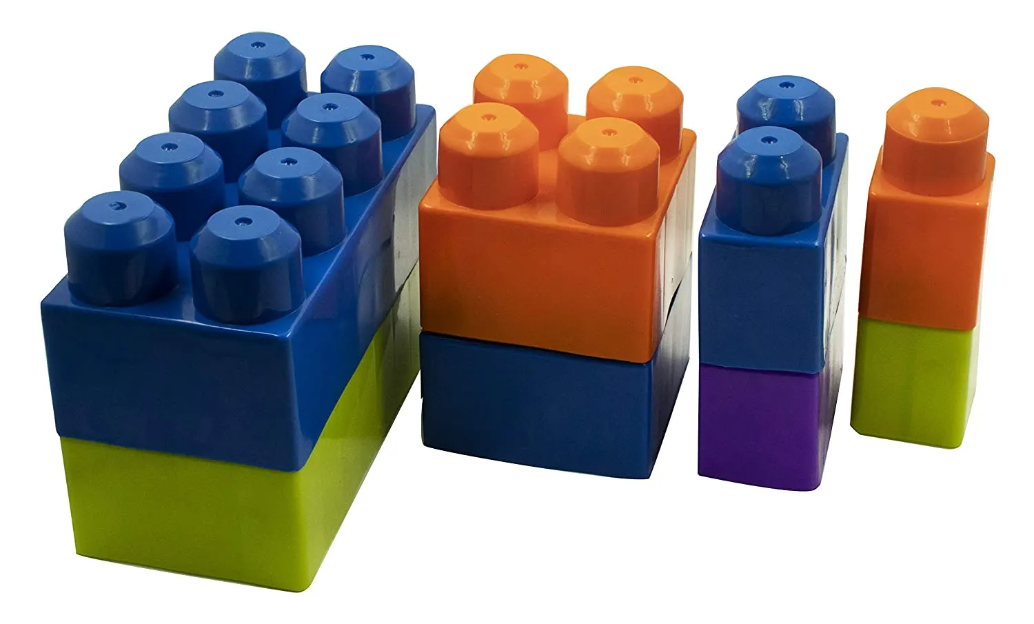 Big Builders Blocks & Puzzles Set-2 |Building Toys for Toddlers (20 Pieces) - H01441