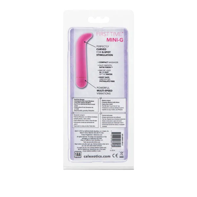 CaleXOtics FIRST TIME MINI G Battery Powered G-Spot Vibrator Pink