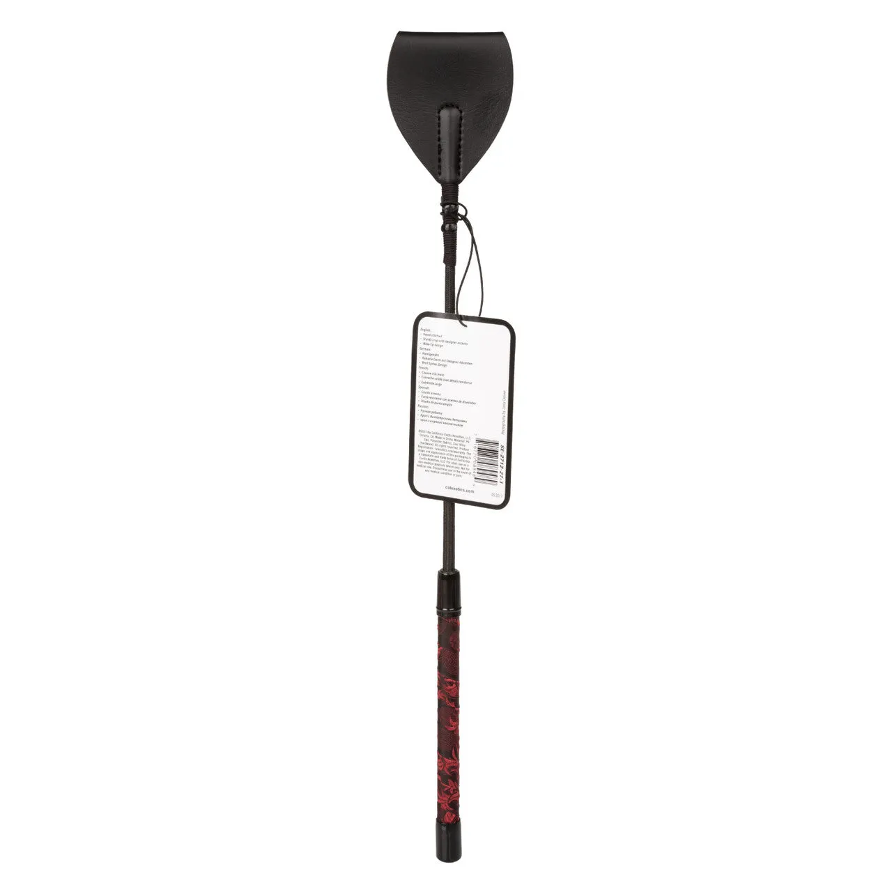 CalExotics Scandal Wide Tip Crop - Black with Red