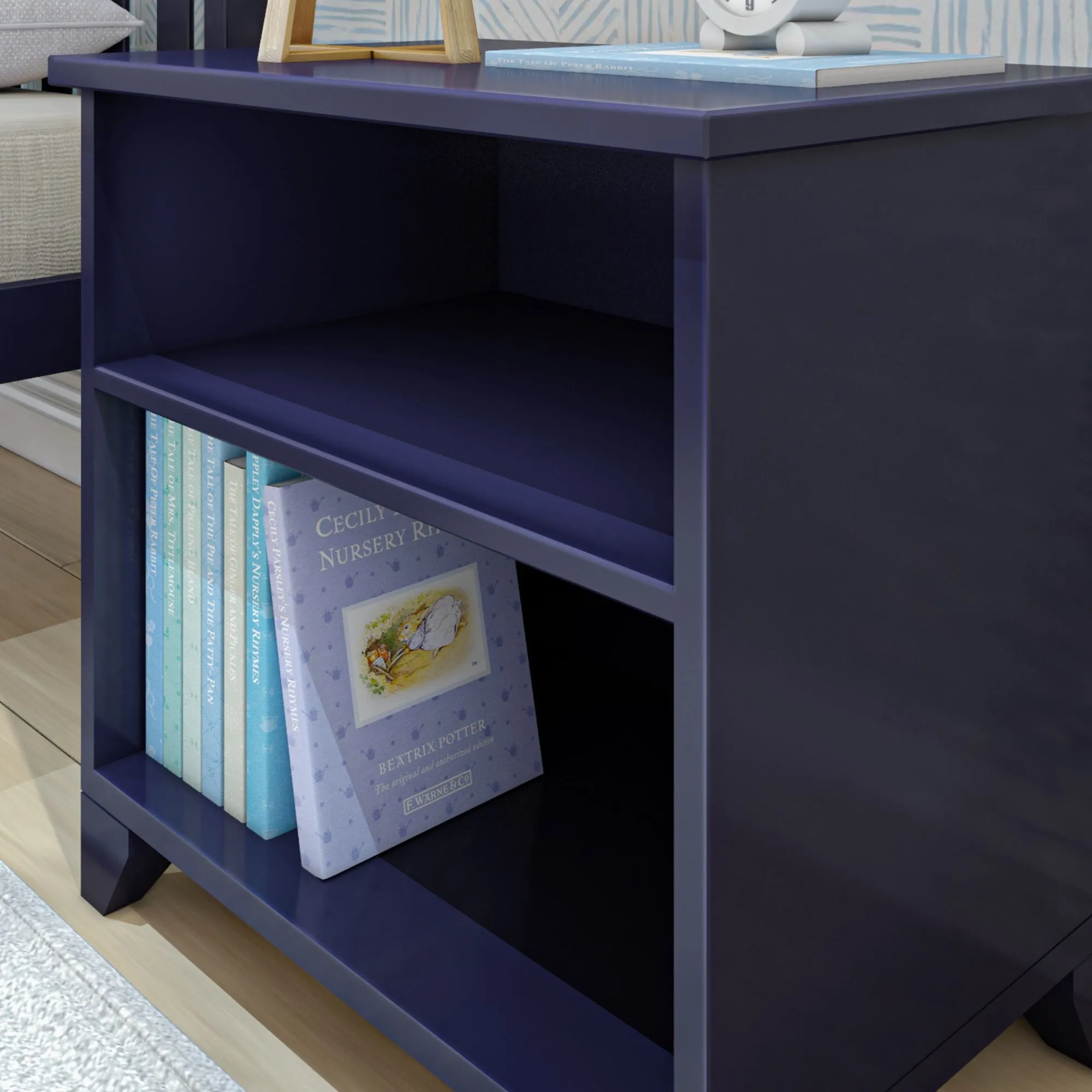 Classic Nightstand with Shelves