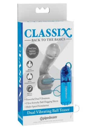Classix Dual Vibe Ball Teaser Blu/clr