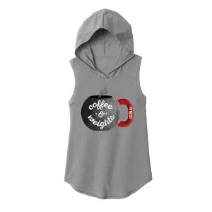 Coffee and Weights Sleeveless Hoodie