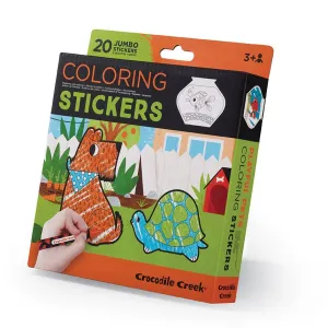 Crocodile Creek Coloring Stickers | Playful Pets