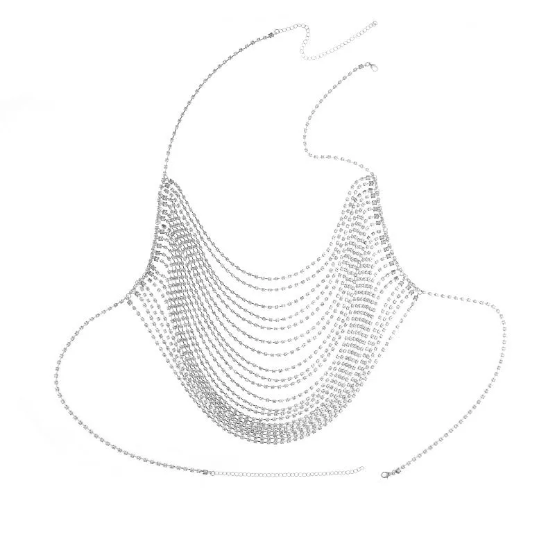 Crystal Rhinestone Multilayer Tank Tops