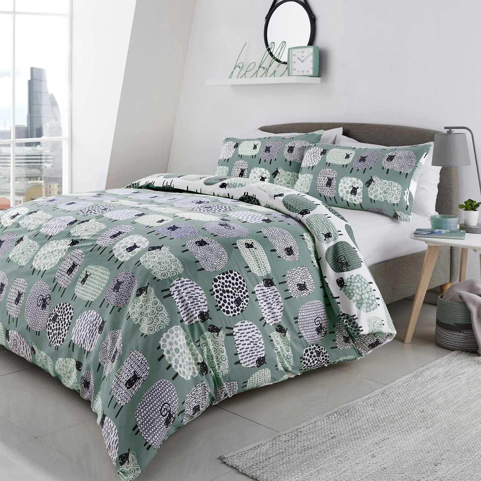 Dotty Sheep Duvet Cover Set