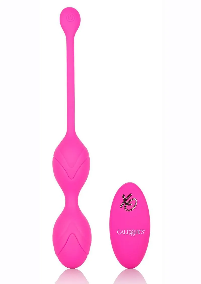 Dual Motor Kegel System Rechargeable Vibrating Silicone Kegel Balls with Remote Control