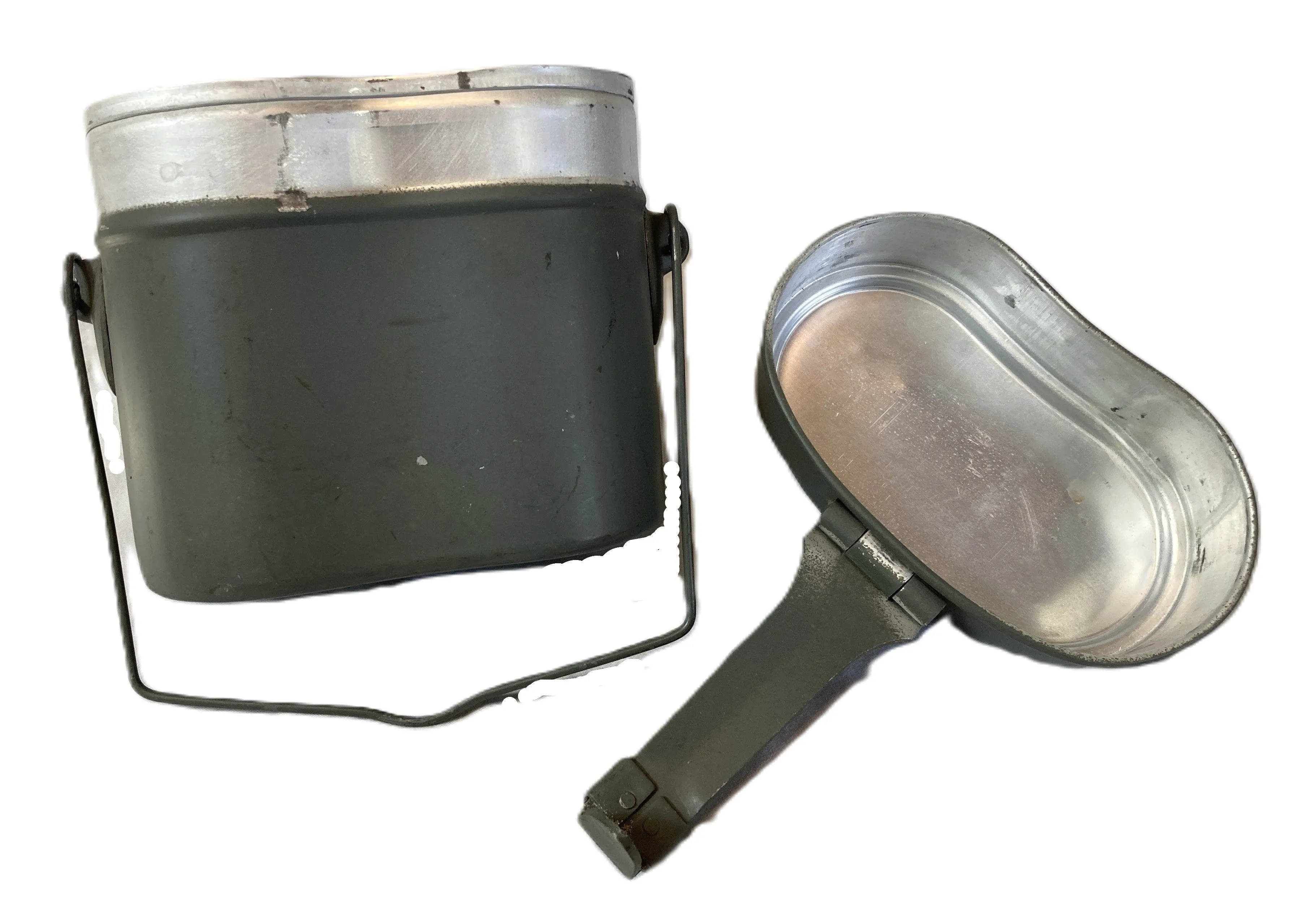 East German 2-Pc Cooking Mess kit