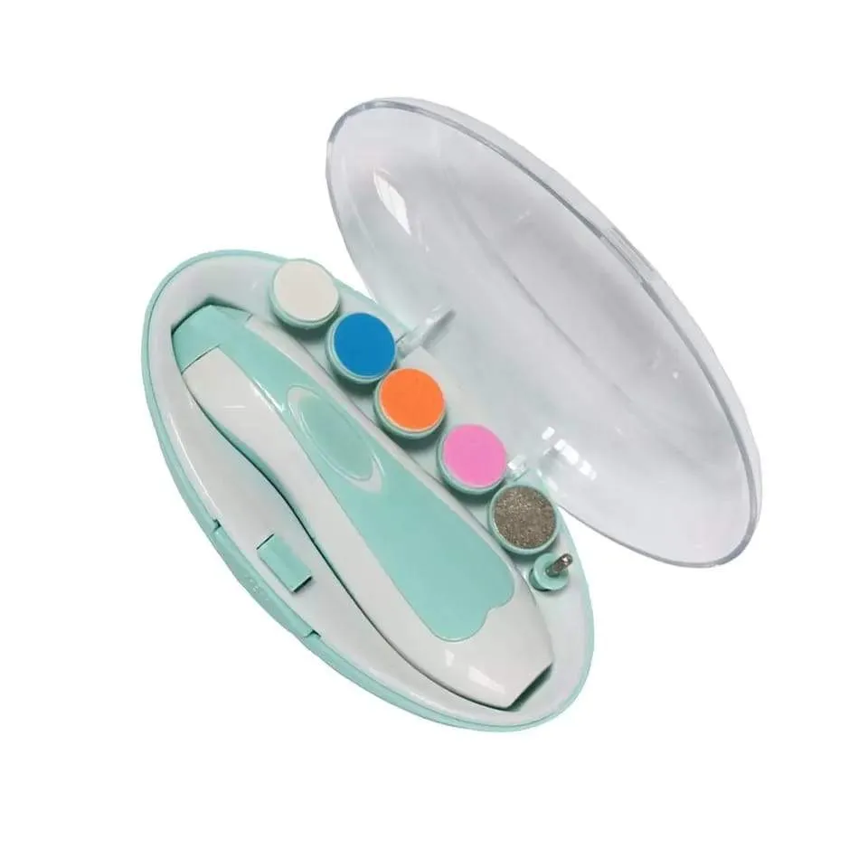 Electric Baby Nail Trimmer with Grinding Heads for Newborn Infant Toddler - H00805