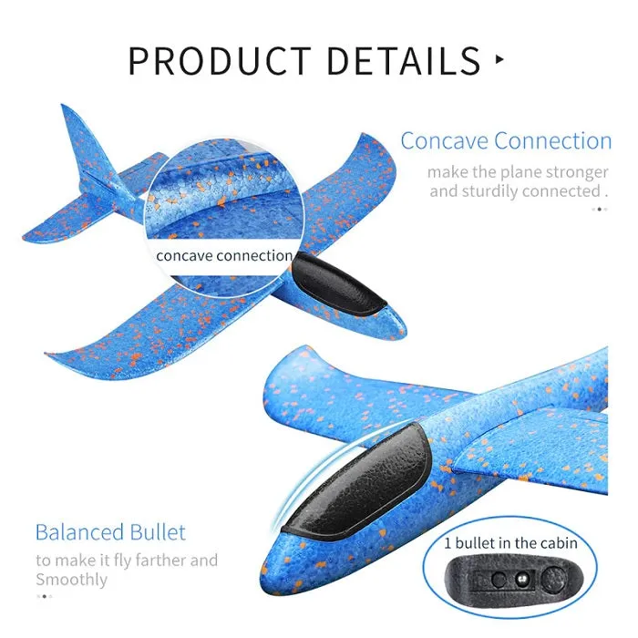 Foam Throwing Airplane Toy - H02597