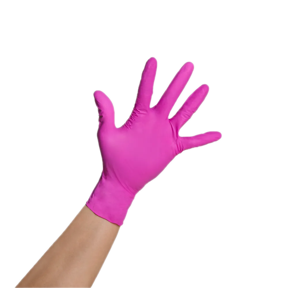 Framar Pink Paws Nitrile Gloves Small 100pc