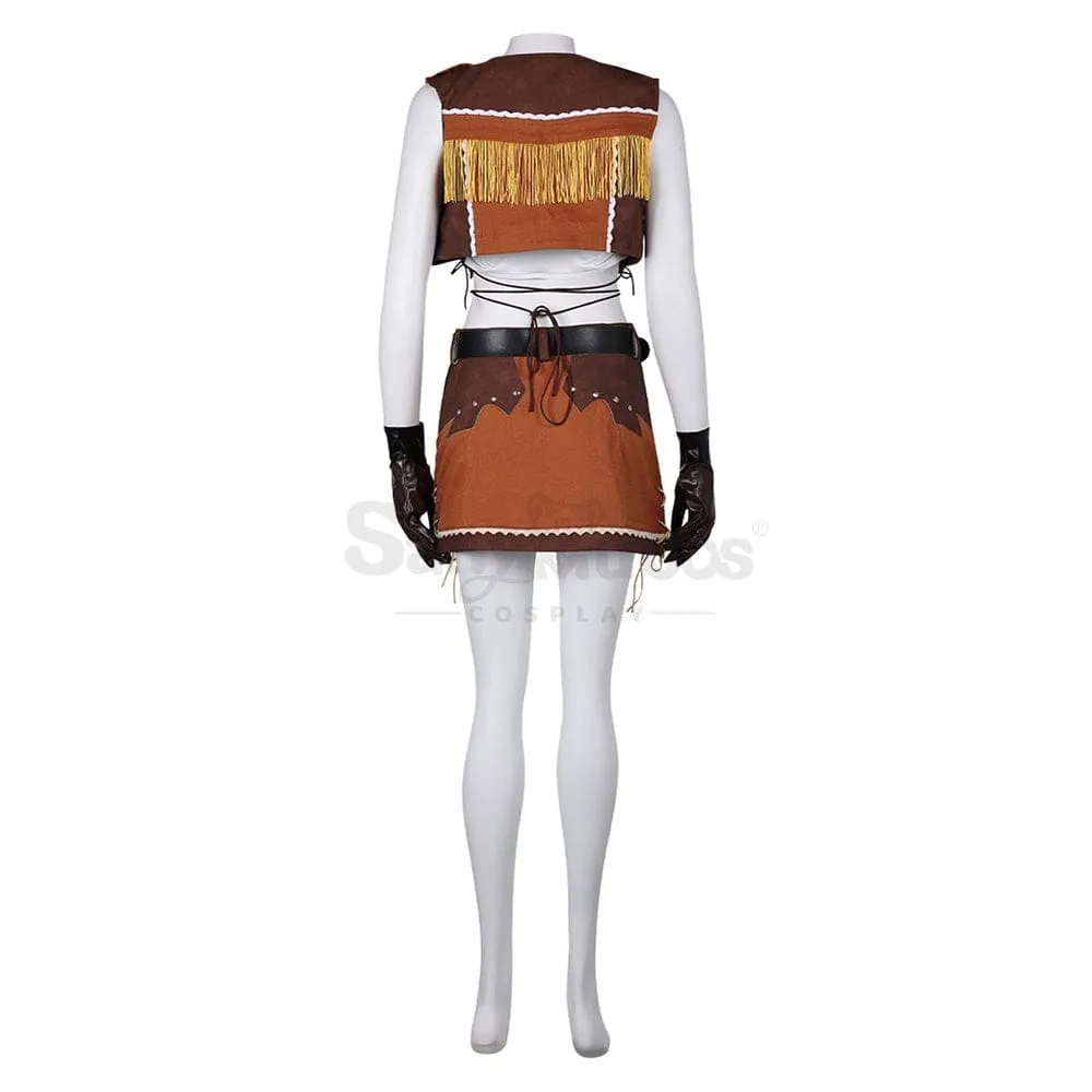 Game Final Fantasy VII Cosplay Cowgirl Tifa Lockhart Cosplay Costume
