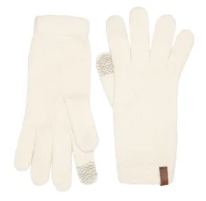 Glove - Touchscreen Tech Faux Cashmere (Gardenia)