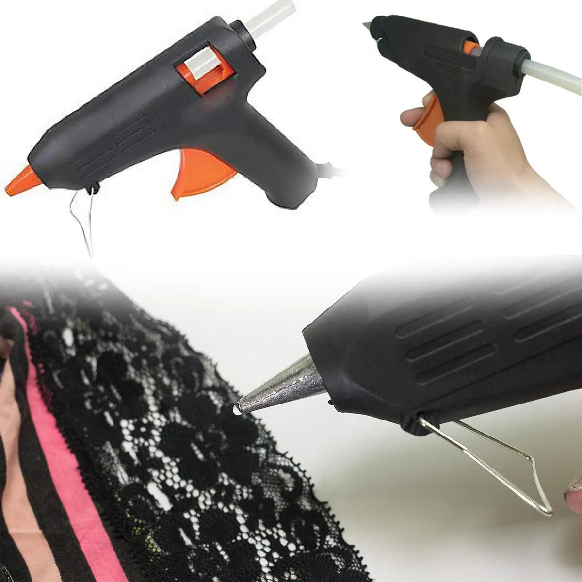 Glue Gun (40 watt) With 5 Glue Sticks - H00464