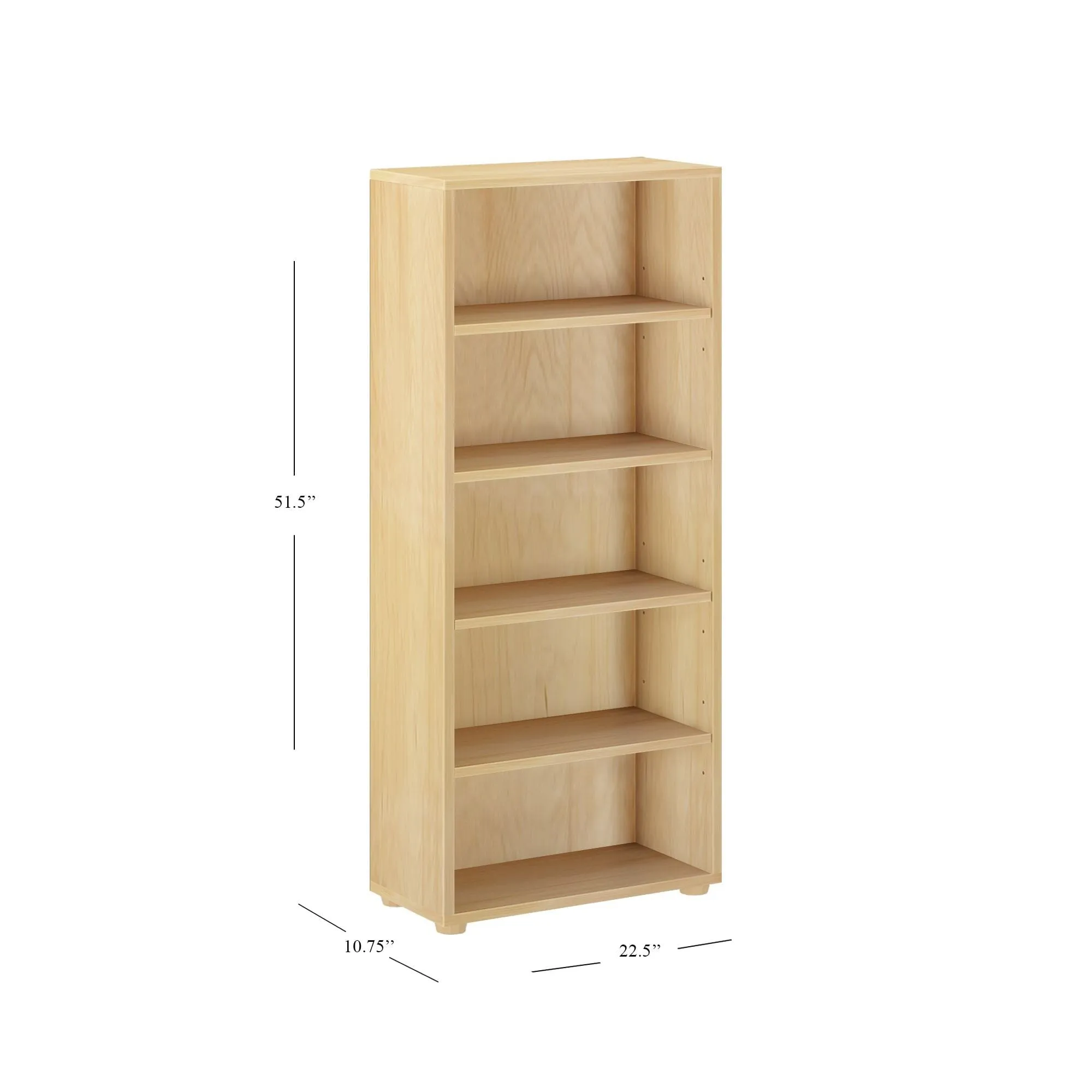 High 5 Shelf Bookcase