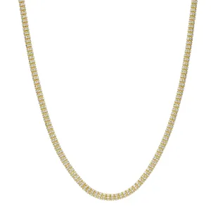 Ice Chain 10K Yellow White Gold