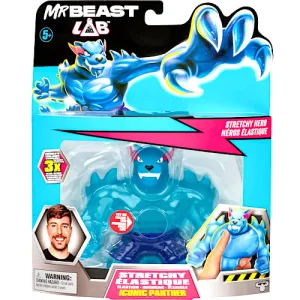 Iconic Panther Mr Beast Lab Squishy Figure 4"