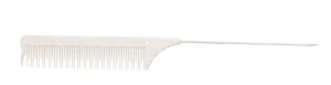 JRL Pin Tail Comb 8.8" - White