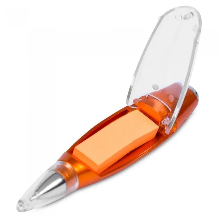 Lanyard Pen With LED and Mini Memo  - H00180