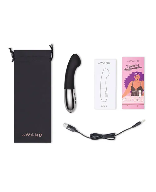 Le Wand Gee G-spot Targeting Rechargeable Vibrator Black, Purple, Pink