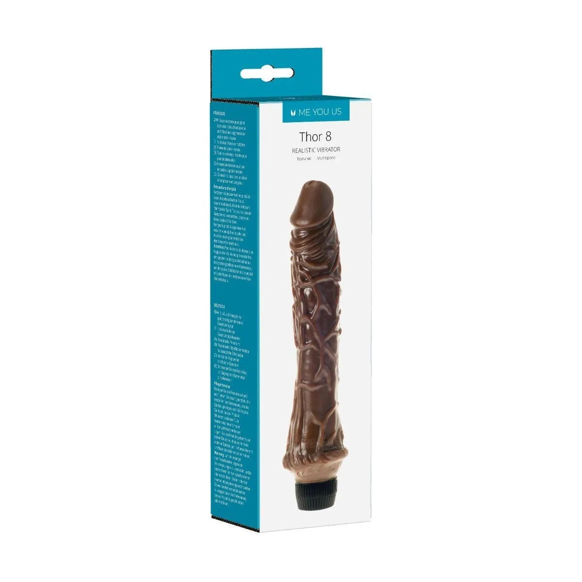Me You Us Thor 8 Realistic Vibrator Brown