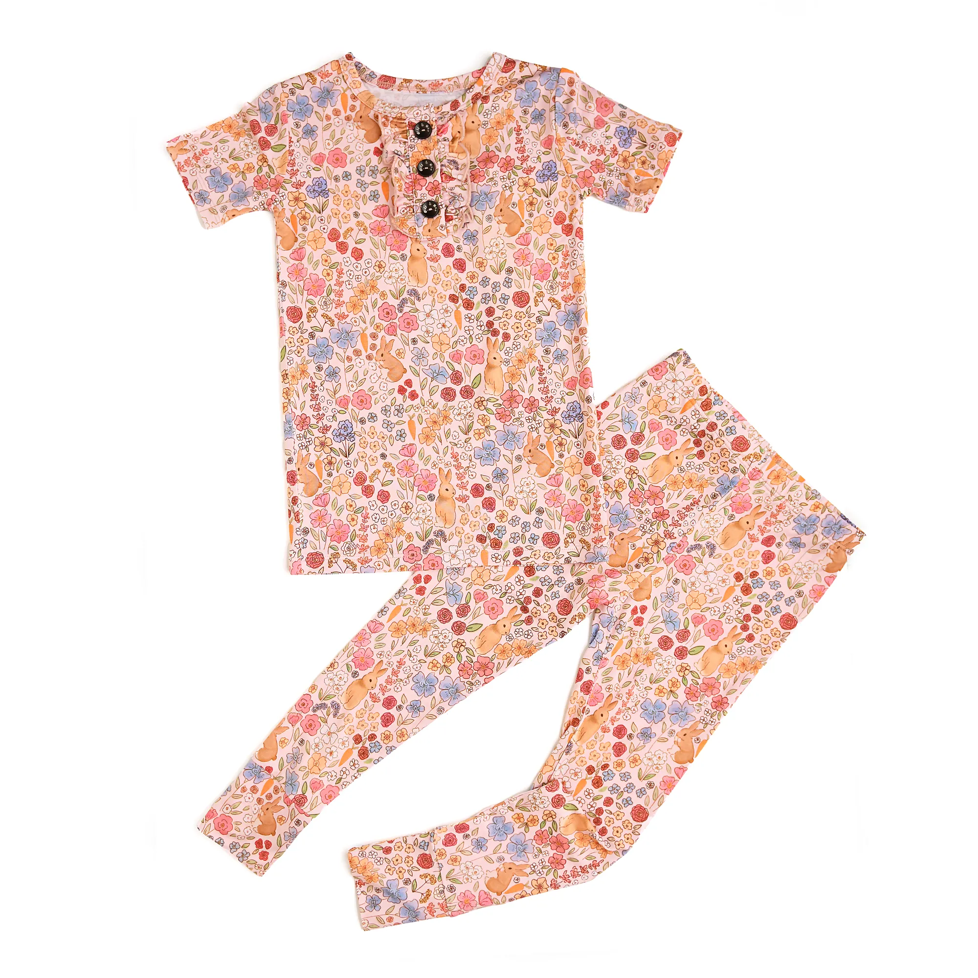 Meadow Floral Bunny RUFFLE TWO PIECE