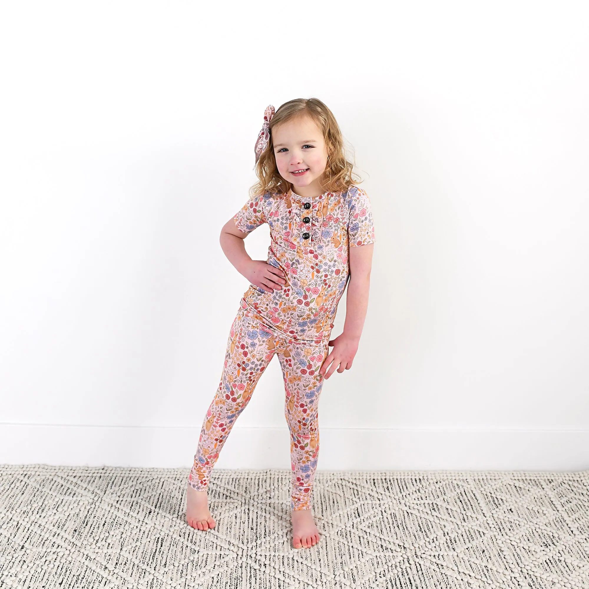 Meadow Floral Bunny RUFFLE TWO PIECE