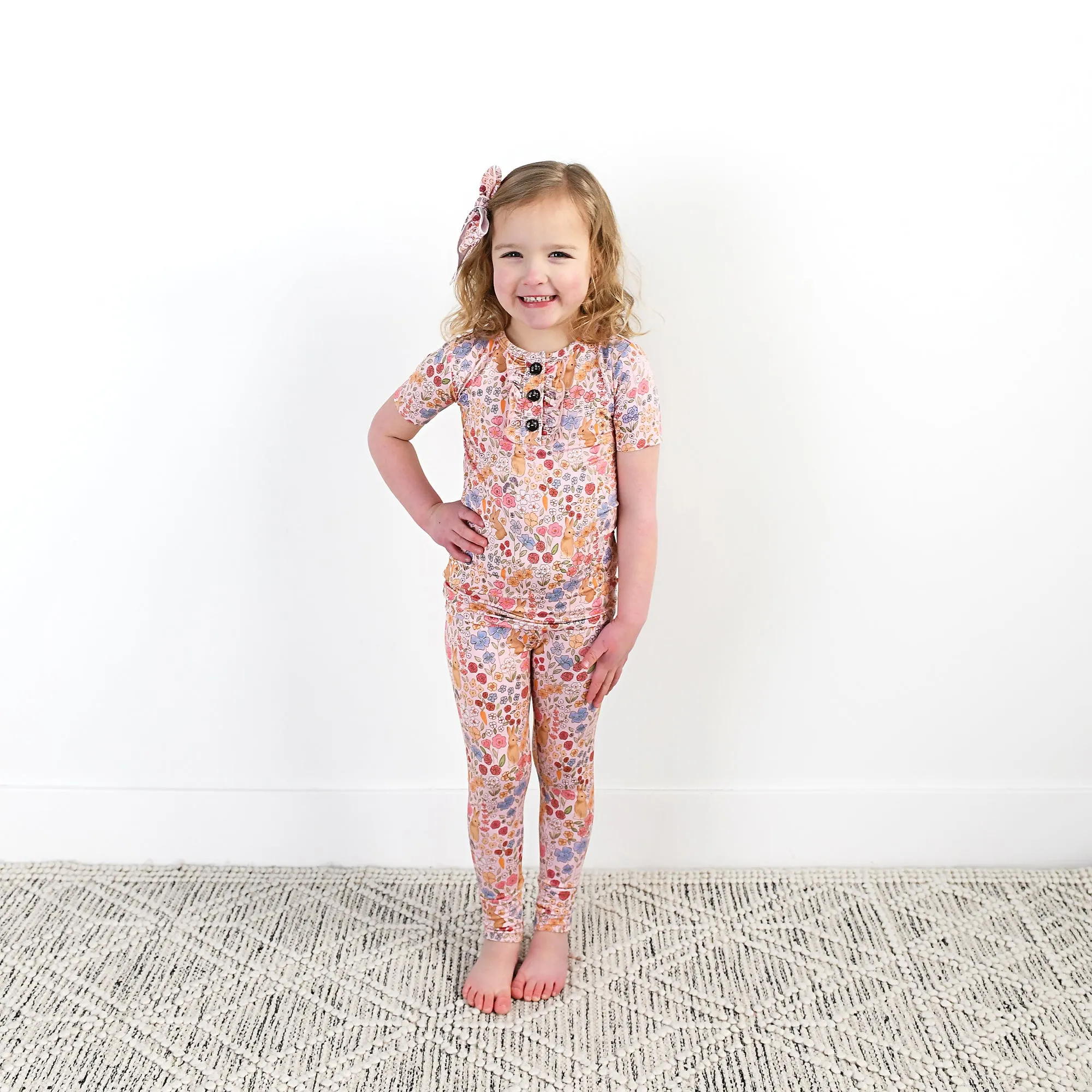 Meadow Floral Bunny RUFFLE TWO PIECE