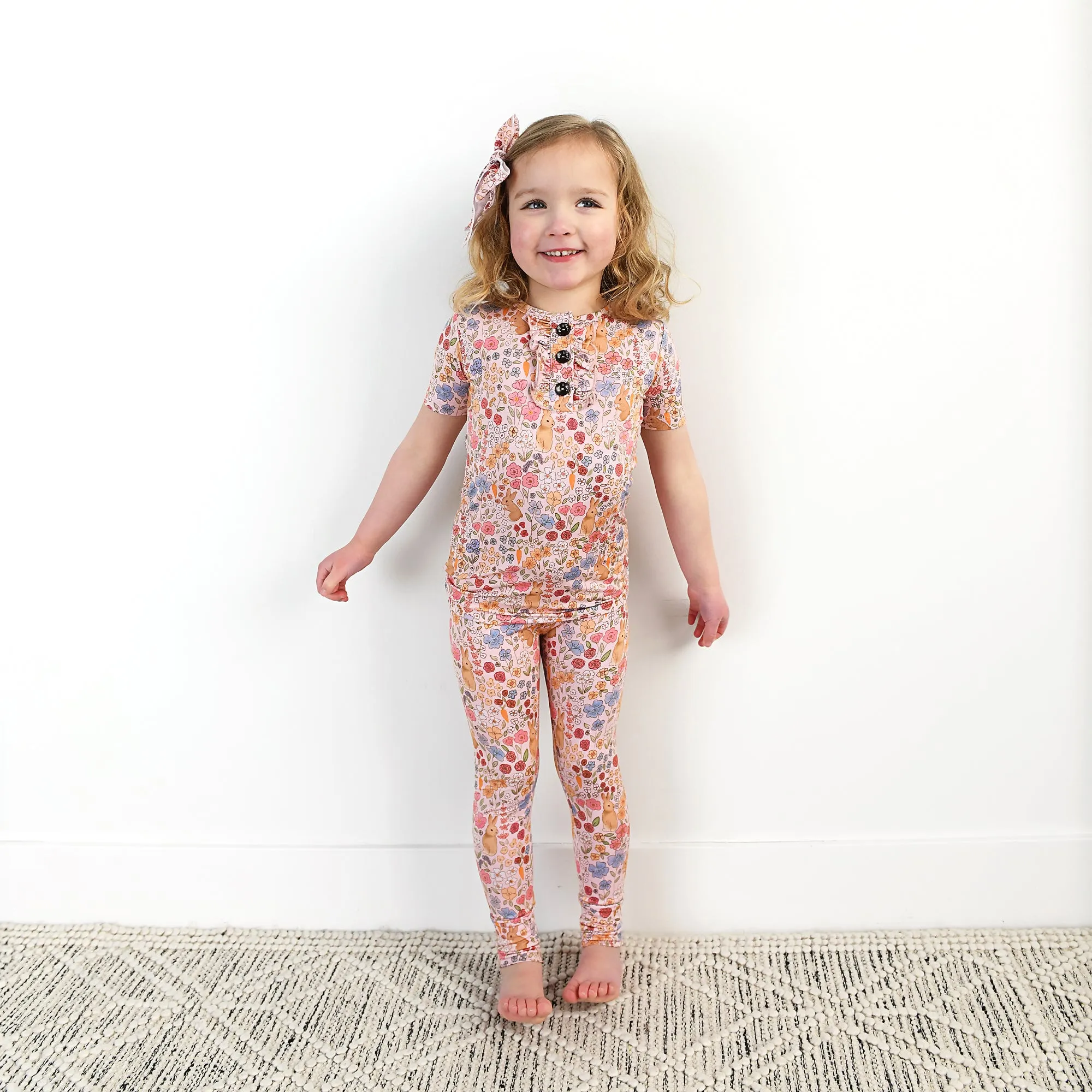 Meadow Floral Bunny RUFFLE TWO PIECE