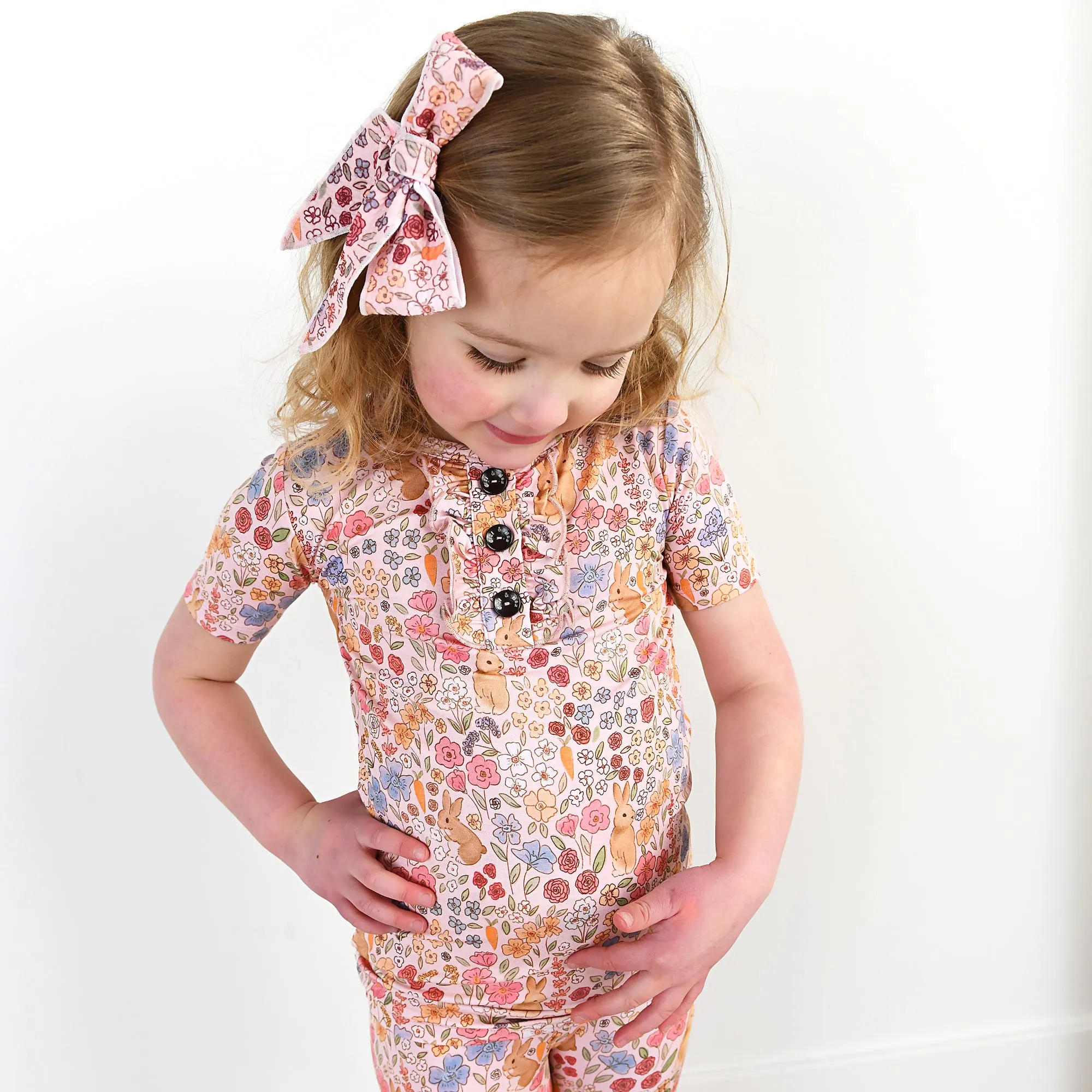 Meadow Floral Bunny RUFFLE TWO PIECE