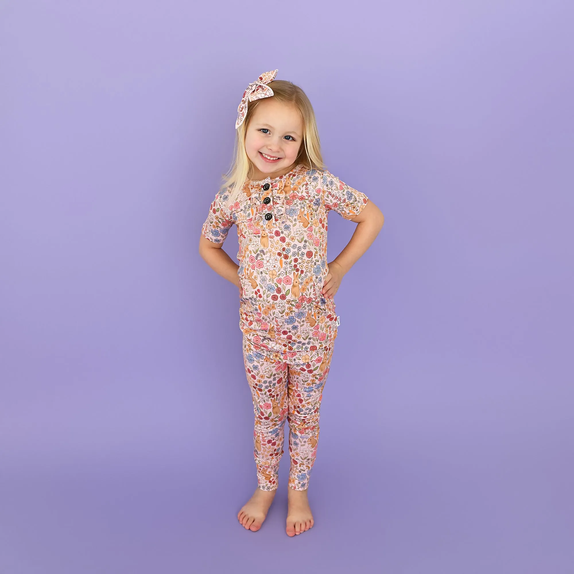 Meadow Floral Bunny RUFFLE TWO PIECE