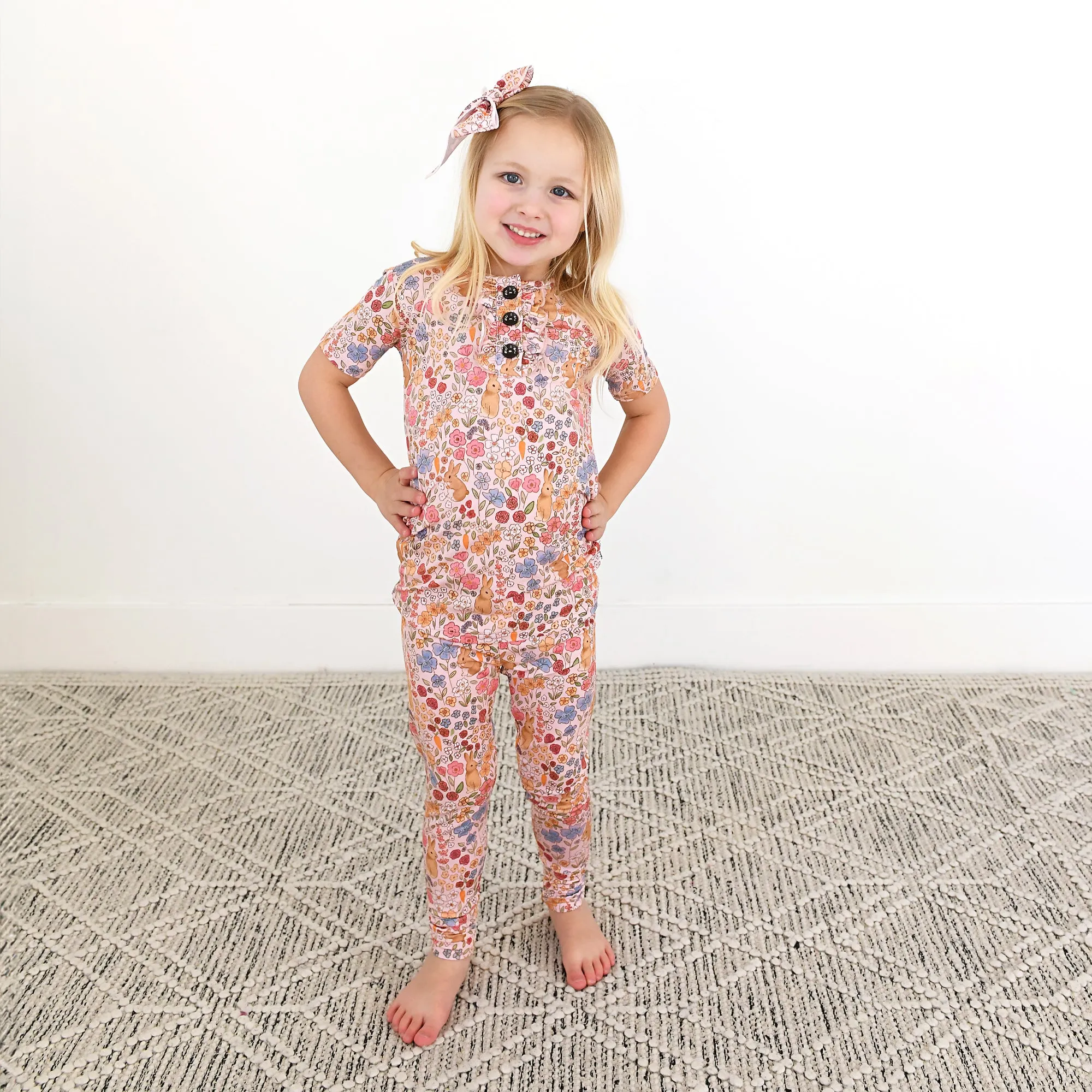 Meadow Floral Bunny RUFFLE TWO PIECE