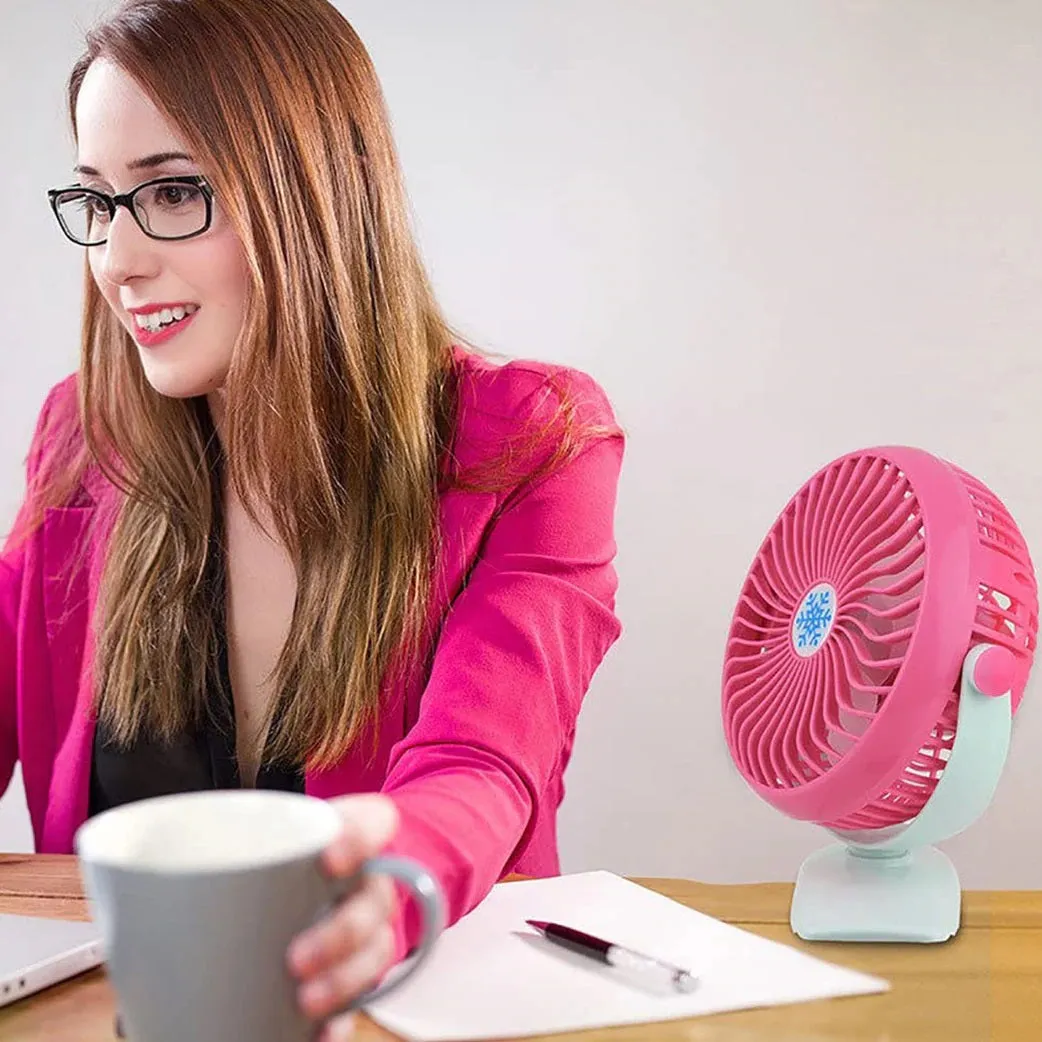 Mini Multi Function Powerful Rechargeable Battery Operated Fan - H03028