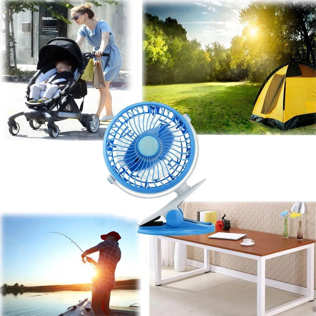 Mini Multi Function Powerful Rechargeable Battery Operated Fan - H03028