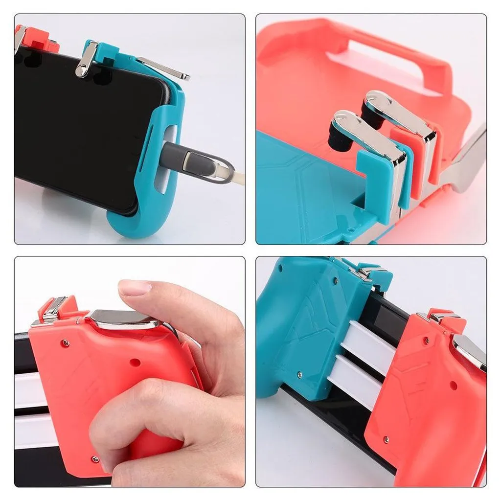 Mobile Phone Gamepad Joystick Handle L1 R1 Trigger for PUBG Sensitive Shoot - H02723