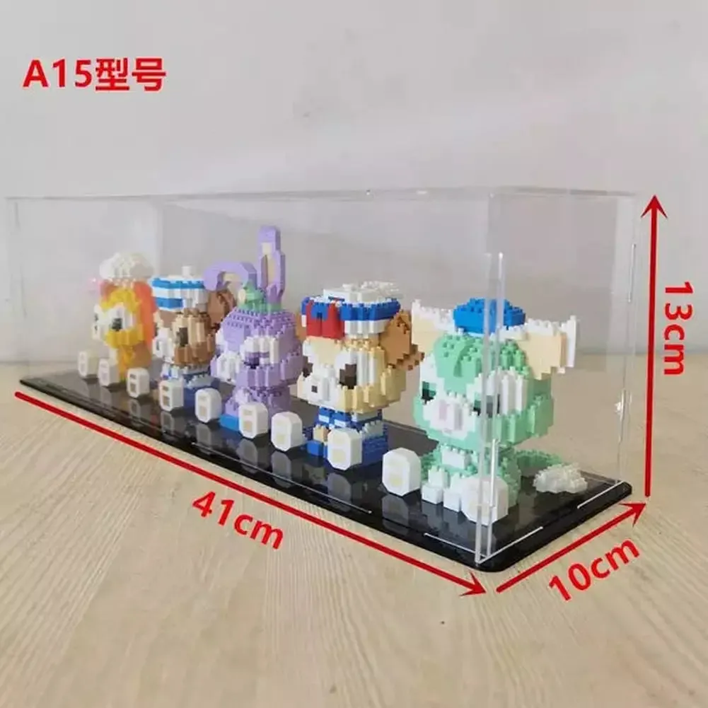 MOC  Compatible  *A* 36 Styles Transparent Acrylic Display Box For Micro Building Blocks Dustproof Mini Bricks Toy Collection Showcase Box (No Model)
