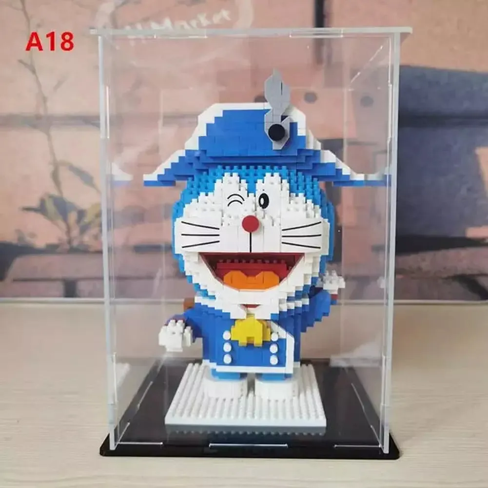 MOC  Compatible  *A* 36 Styles Transparent Acrylic Display Box For Micro Building Blocks Dustproof Mini Bricks Toy Collection Showcase Box (No Model)
