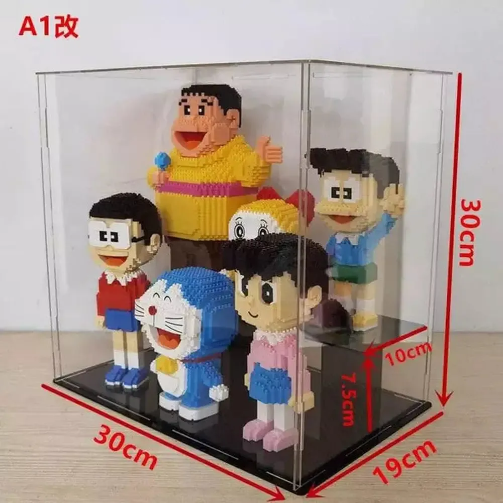 MOC  Compatible  *A* 36 Styles Transparent Acrylic Display Box For Micro Building Blocks Dustproof Mini Bricks Toy Collection Showcase Box (No Model)