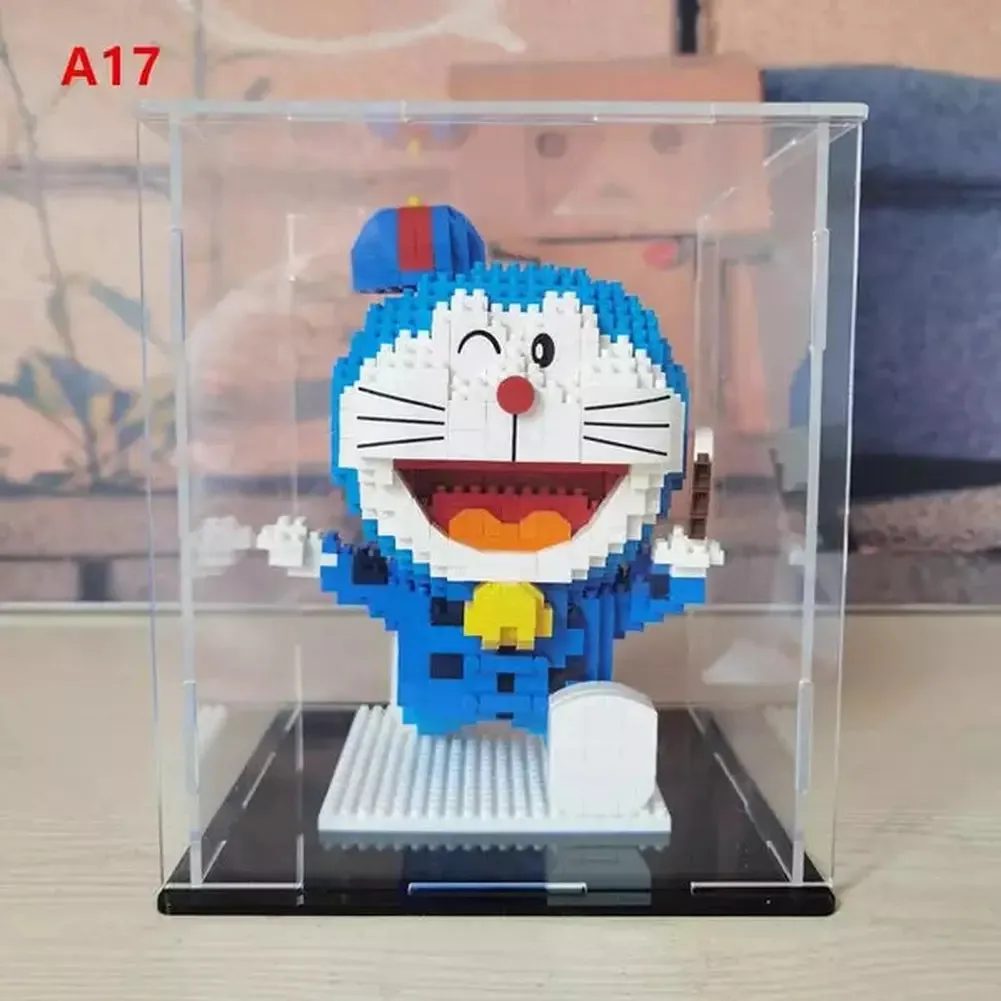 MOC  Compatible  *A* 36 Styles Transparent Acrylic Display Box For Micro Building Blocks Dustproof Mini Bricks Toy Collection Showcase Box (No Model)