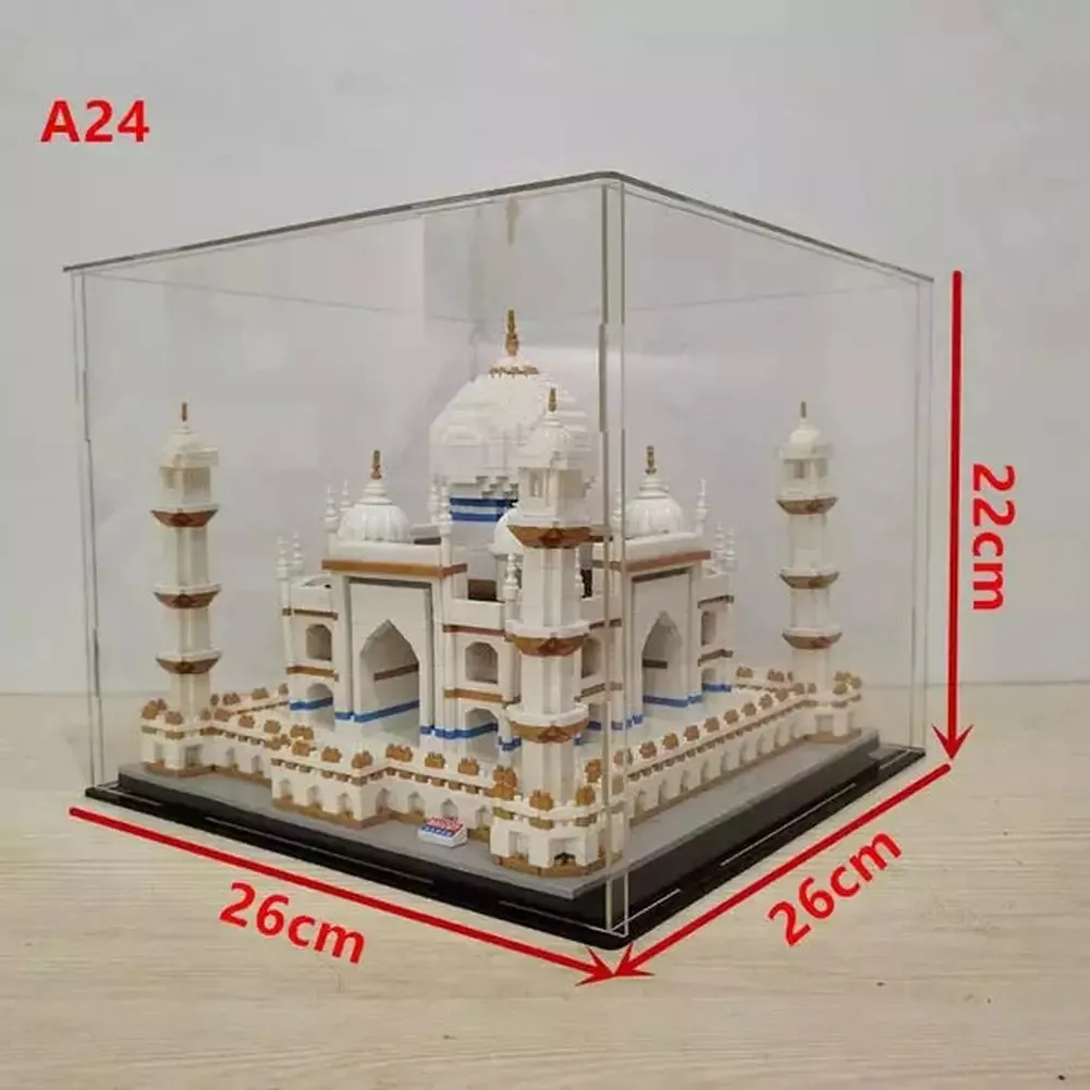 MOC  Compatible  *A* 36 Styles Transparent Acrylic Display Box For Micro Building Blocks Dustproof Mini Bricks Toy Collection Showcase Box (No Model)