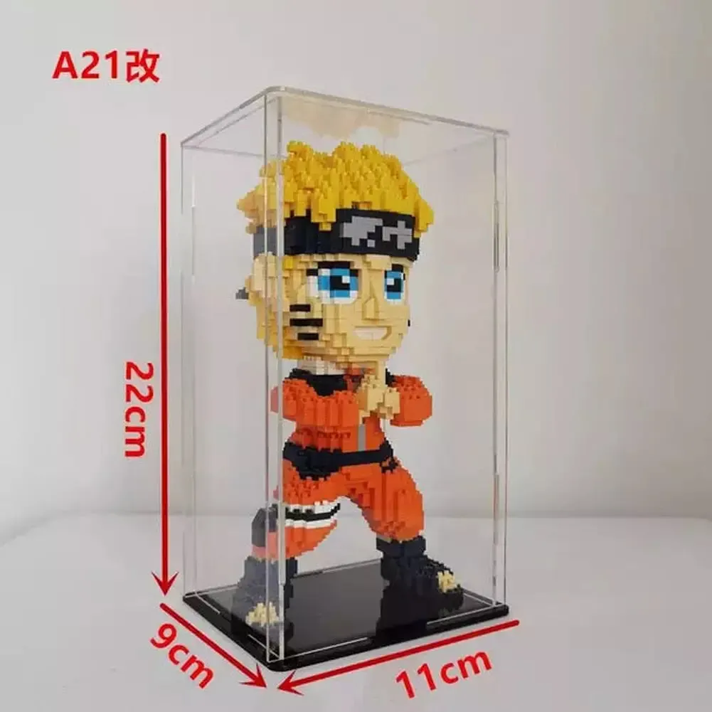 MOC  Compatible  *A* 36 Styles Transparent Acrylic Display Box For Micro Building Blocks Dustproof Mini Bricks Toy Collection Showcase Box (No Model)
