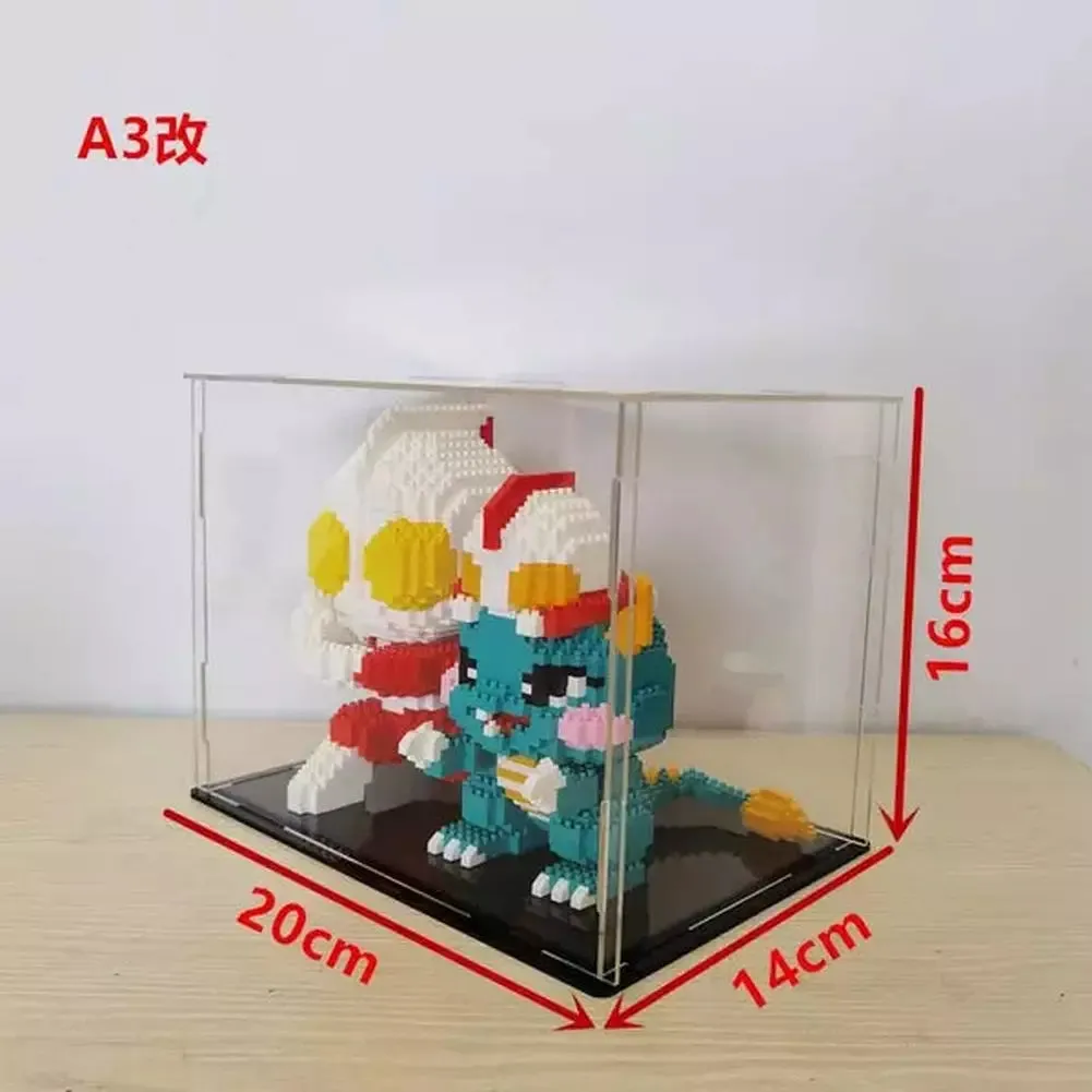 MOC  Compatible  *A* 36 Styles Transparent Acrylic Display Box For Micro Building Blocks Dustproof Mini Bricks Toy Collection Showcase Box (No Model)