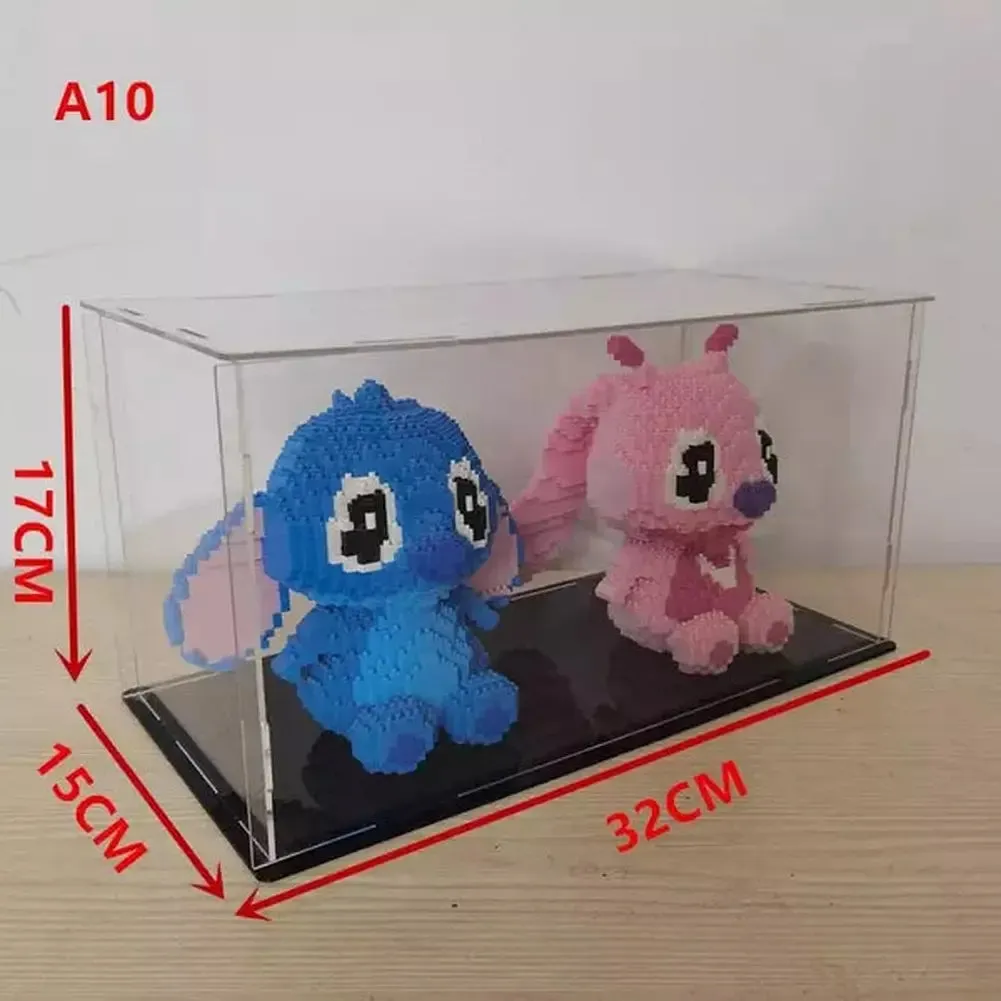 MOC  Compatible  *A* 36 Styles Transparent Acrylic Display Box For Micro Building Blocks Dustproof Mini Bricks Toy Collection Showcase Box (No Model)