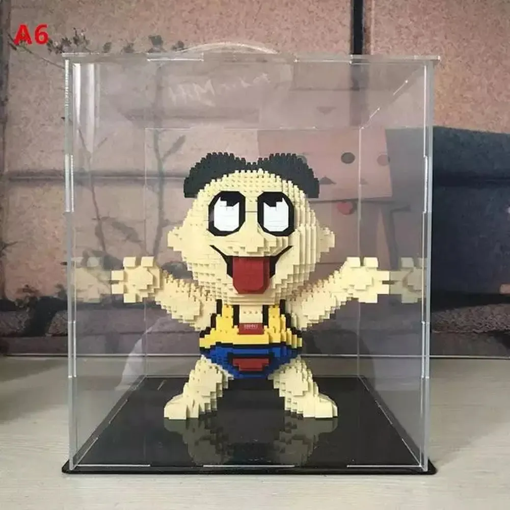 MOC  Compatible  *A* 36 Styles Transparent Acrylic Display Box For Micro Building Blocks Dustproof Mini Bricks Toy Collection Showcase Box (No Model)