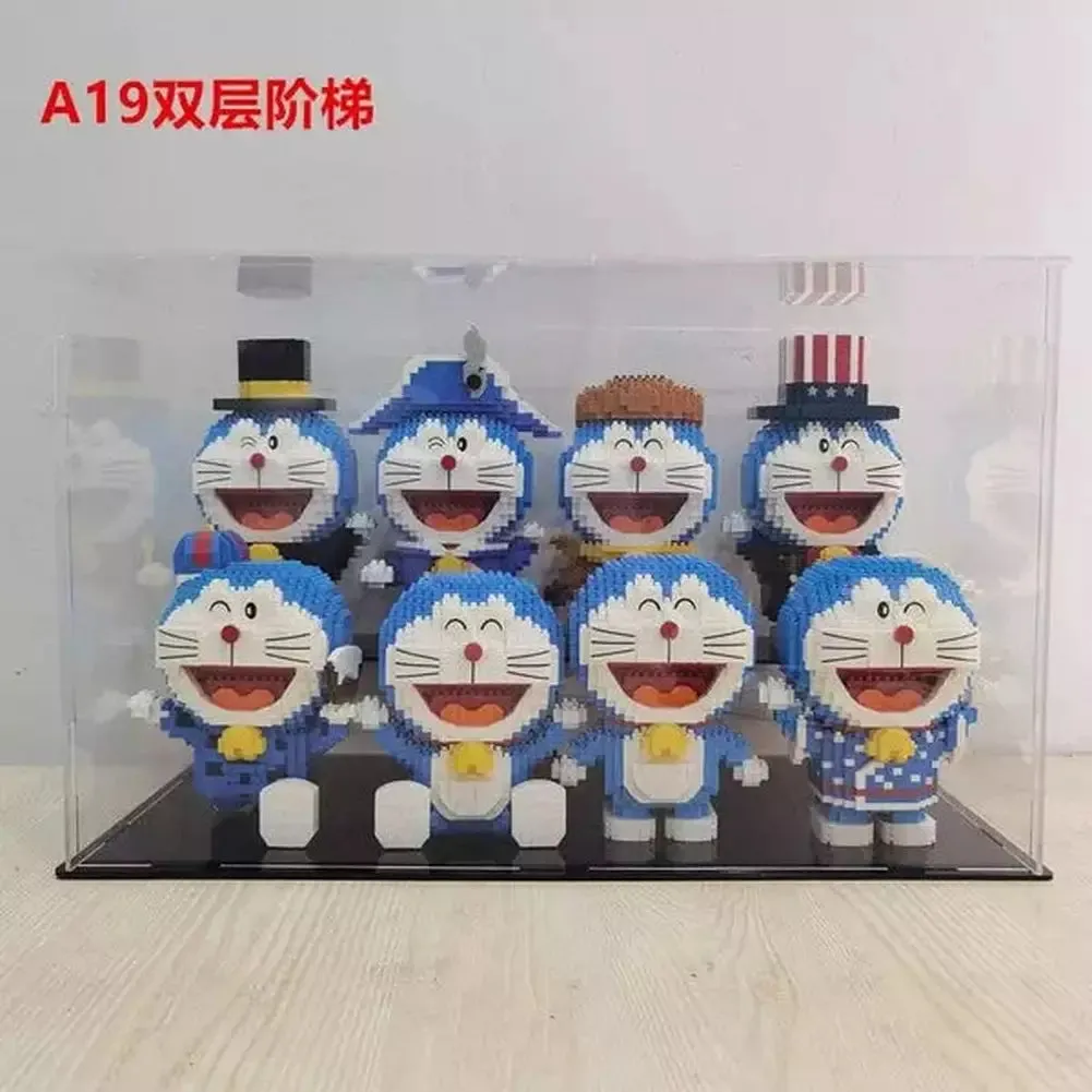 MOC  Compatible  *A* 36 Styles Transparent Acrylic Display Box For Micro Building Blocks Dustproof Mini Bricks Toy Collection Showcase Box (No Model)
